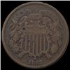 Image 1 : 1865 Bronze Two-Cent Piece NICELY CIRCULATED