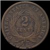 Image 2 : 1865 Bronze Two-Cent Piece NICELY CIRCULATED