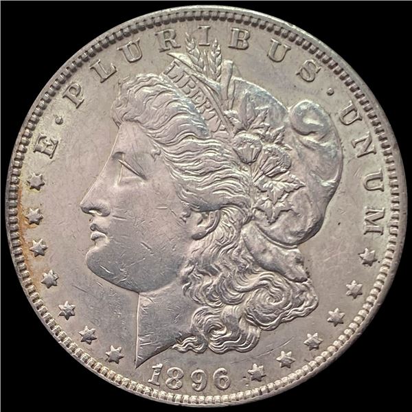 1896-O Silver Morgan Dollar CHOICE AU