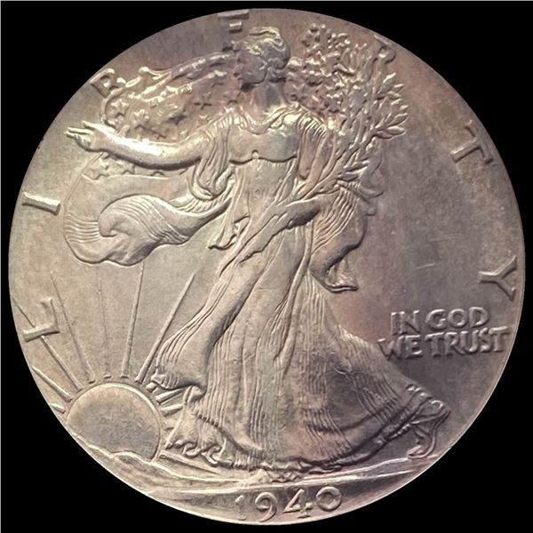 1940 Silver Half Dollar (Walking Liberty) GEM BU