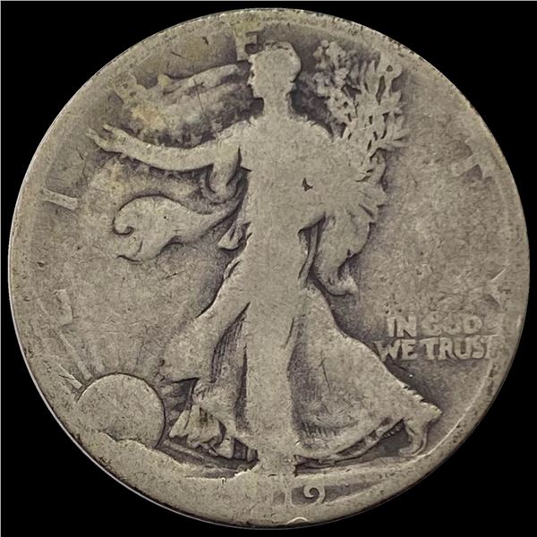 1919-S Walking Liberty Half Dollar NICELY CIRCULATED