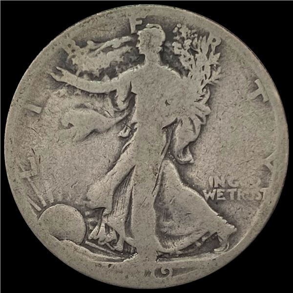 Walking Liberty Half Dollar 1916-S NICELY CIRCULATED