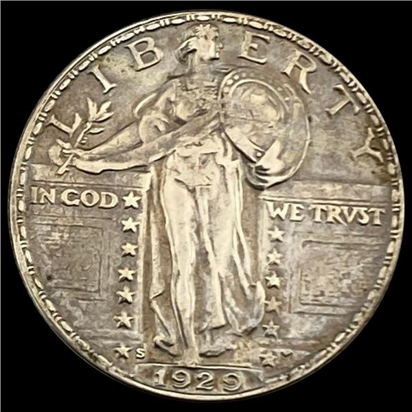 1929-S Standing Liberty Quarter CLOSELY UNCIRCULAT CLOSELY UNCIRCULATED