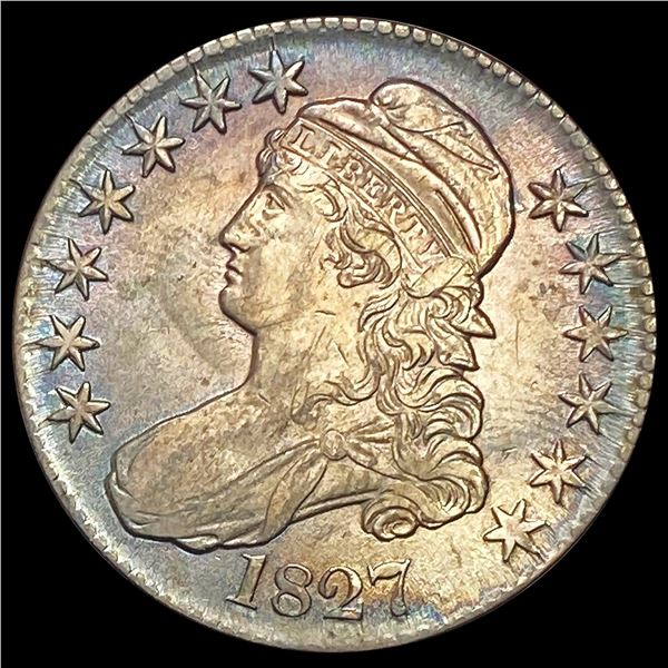 1827 Capped Bust Half Dollar CHOICE AU