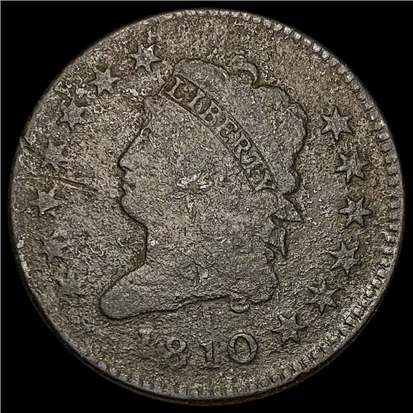 1810 Classic Head Large Cent NICELY CIRCULATED NICELY CIRCULATED