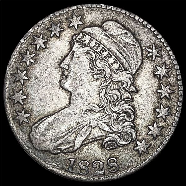 1828 Capped Bust Half Dollar LIGHTLY CIRCULATED LIGHTLY CIRCULATED