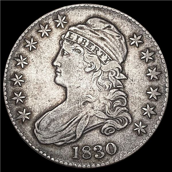 1830 Capped Bust Half Dollar LIGHTLY CIRCULATED LIGHTLY CIRCULATED