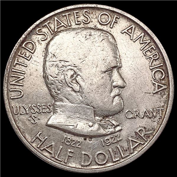 1922 Grant Half Dollar NEARLY UNCIRCULATED