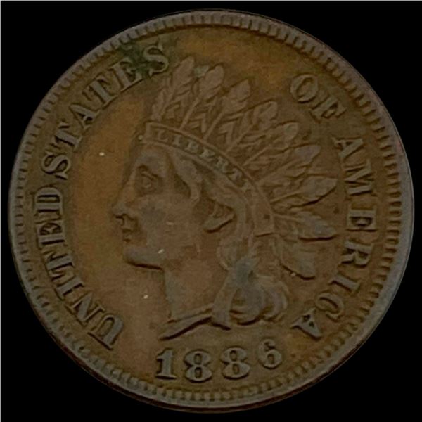 1886 Indian Head Cent CLOSELY UNCIRCULATED CLOSELY UNCIRCULATED