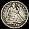 Image 1 : 1842 Seated Liberty Half Dollar NICELY CIRCULATED NICELY CIRCULATED