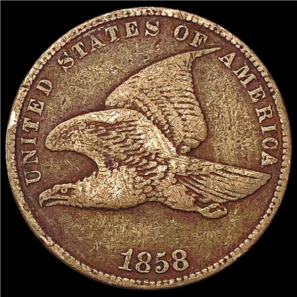 1858 Flying Eagle Cent NICELY CIRCULATED