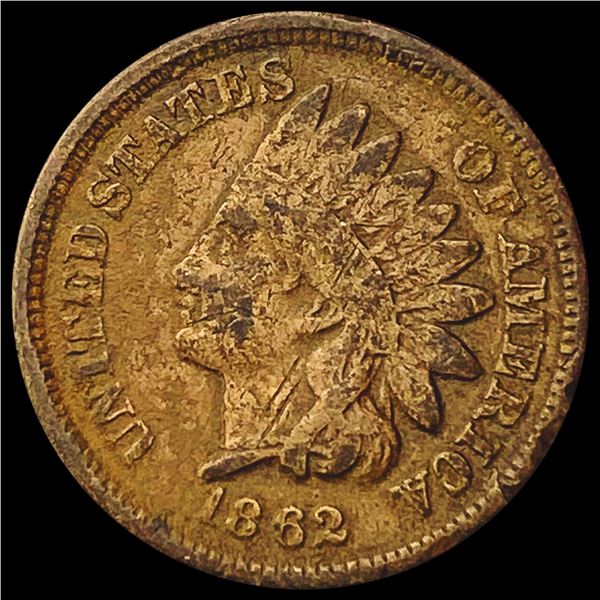 1862 Indian Head Cent NEARLY UNCIRCULATED