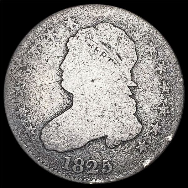 1825 Capped Bust Quarter NICELY CIRCULATED NICELY CIRCULATED