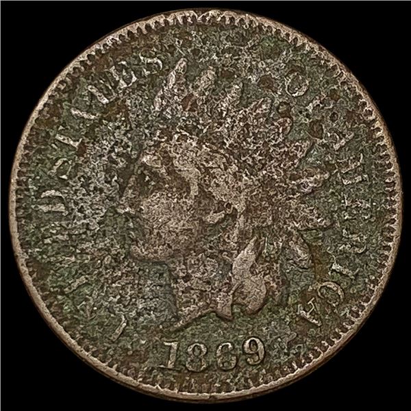 1869 Indian Head Cent NICELY CIRCULATED NICELY CIRCULATED