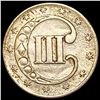 Image 2 : 1853 Silver Three Cent CLOSELY UNCIRCULATED