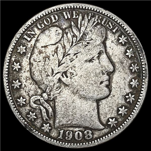 1908-O Barber Half Dollar LIGHTLY CIRCULATED LIGHTLY CIRCULATED
