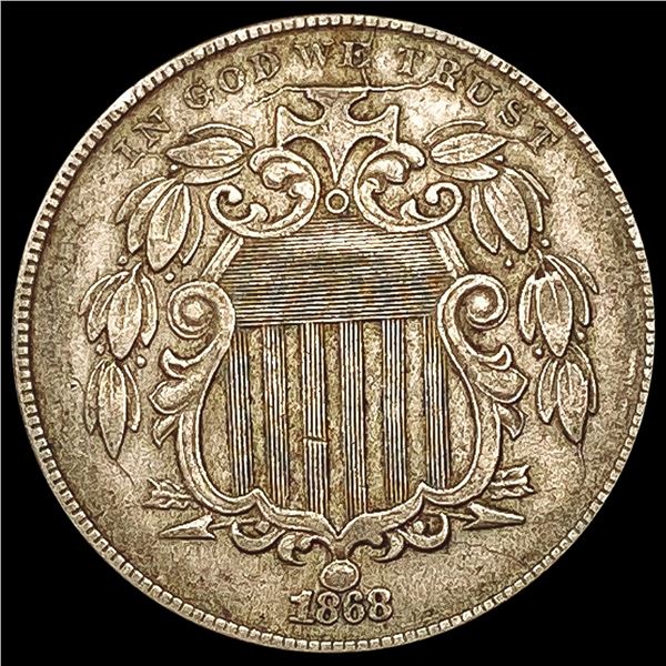 1868 Shield Nickel LIGHTLY CIRCULATED