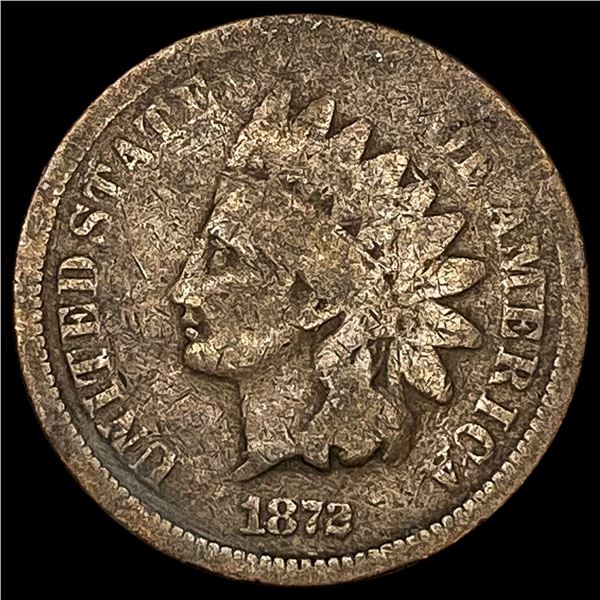 1872 Indian Head Cent NICELY CIRCULATED NICELY CIRCULATED