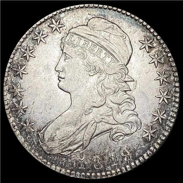1819 Capped Bust Half Dollar CLOSELY UNCIRCULATED CLOSELY UNCIRCULATED