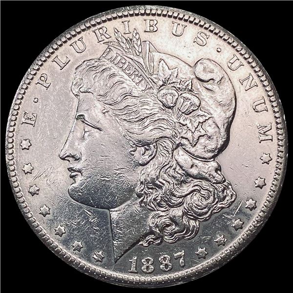 1887-S Morgan Silver Dollar CLOSELY UNCIRCULATED
