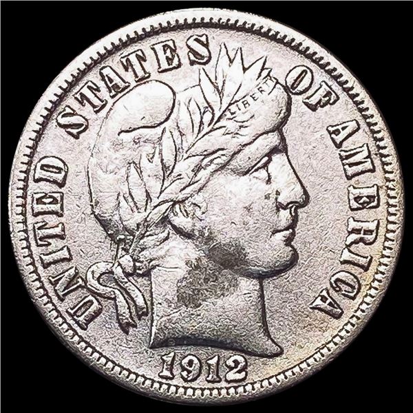 1912-D Barber Dime CLOSELY UNCIRCULATED