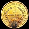 Image 2 : 1852 Rare Gold Dollar HIGH GRADE