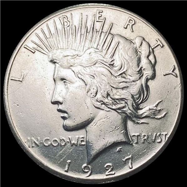 1927 Silver Peace Dollar CLOSELY UNCIRCULATED