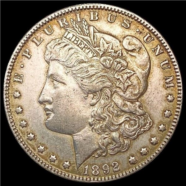 1892 Morgan Silver Dollar CLOSELY UNCIRCULATED