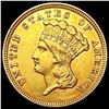 Image 1 : 1854 $3 Gold Piece CLOSELY UNCIRCULATED
