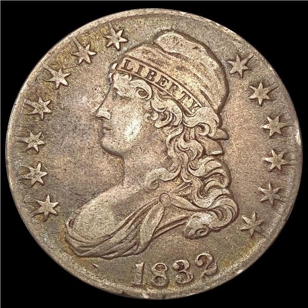 1832 Capped Bust Half Dollar LIGHTLY CIRCULATED