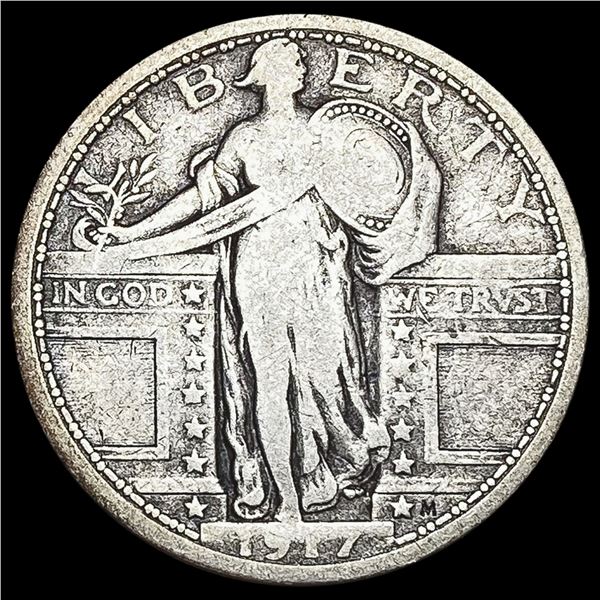 1917 Standing Liberty Quarter NICELY CIRCULATED NICELY CIRCULATED
