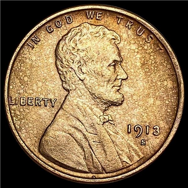 1913-S Lincoln Wheat Cent HIGH GRADE HIGH GRADE