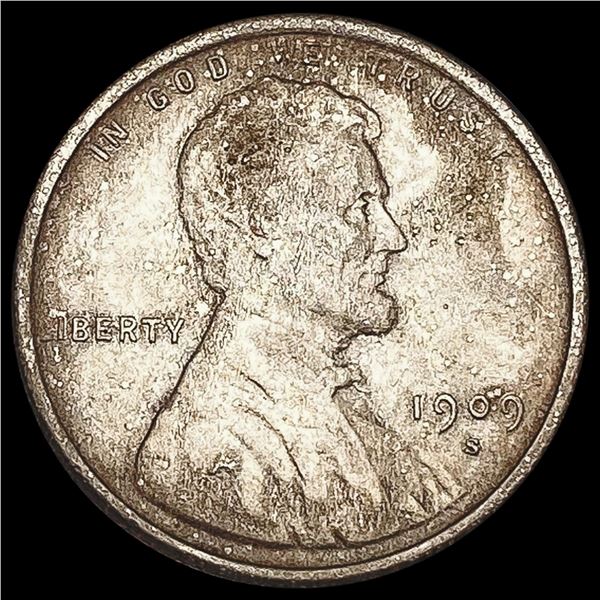 1909-S Lincoln Wheat Cent NEARLY UNCIRCULATED NEARLY UNCIRCULATED