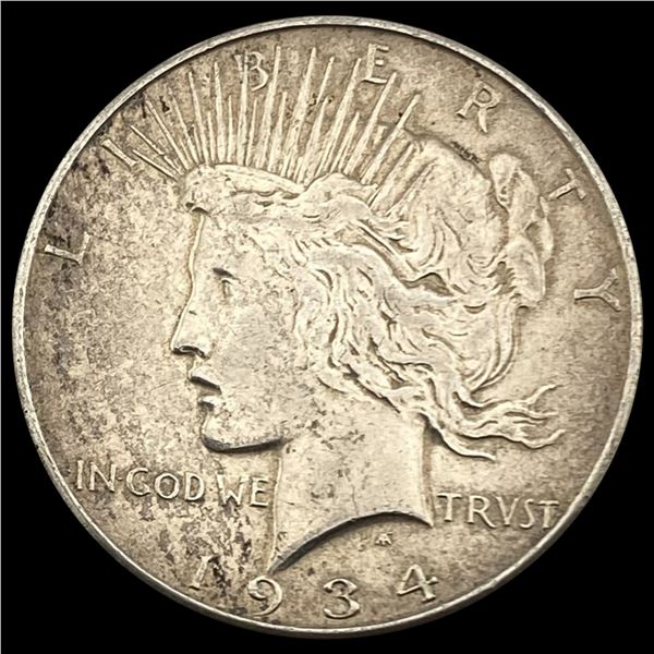1934-S Peace Dollar CLOSELY UNCIRCULATED