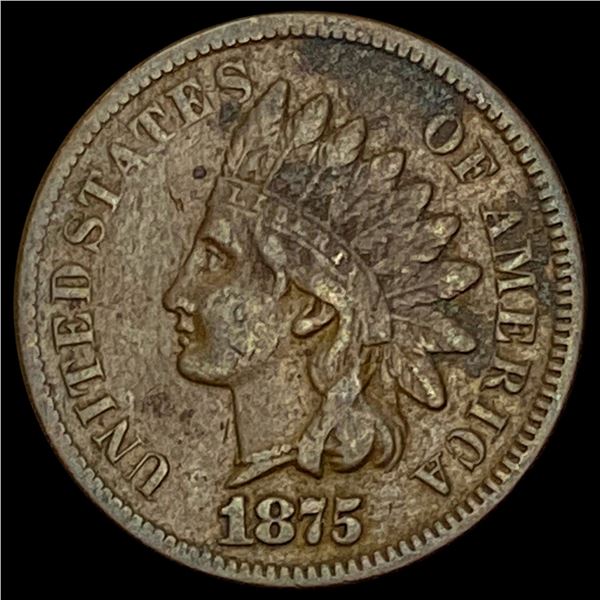 1875 Indian Head Cent LIGHTLY CIRCULATED LIGHTLY CIRCULATED