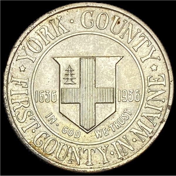 1936 York County Commemorative Half Doll GEM BU GEM BU
