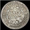 Image 2 : 1837 Seated Liberty Half Dime NICELY CIRCULATED NICELY CIRCULATED