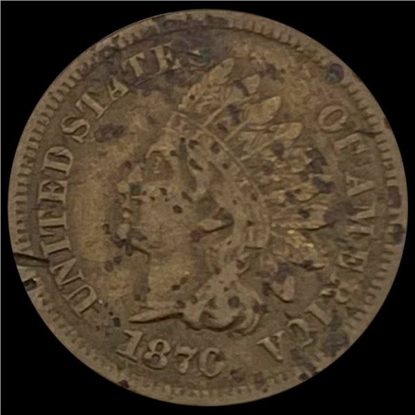 1870 Indian Head Cent NICELY CIRCULATED NICELY CIRCULATED