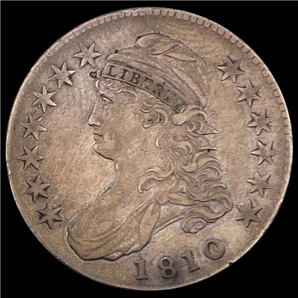 1810 Capped Bust Half Dollar CLOSELY UNCIRCULATED CLOSELY UNCIRCULATED
