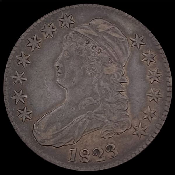 1823 Capped Bust Half Dollar LIGHTLY CIRCULATED LIGHTLY CIRCULATED