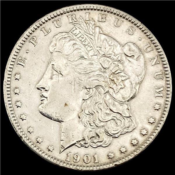 1901 Morgan Silver Dollar CLOSELY UNCIRCULATED CLOSELY UNCIRCULATED