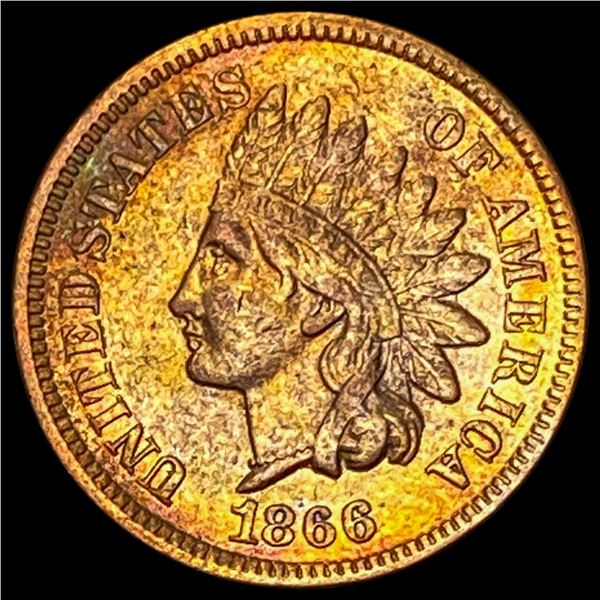 1866 Indian Head Cent CLOSELY UNCIRCULATED CLOSELY UNCIRCULATED