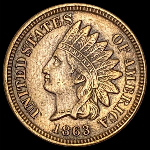 1863 Indian Head Cent CLOSELY UNCIRCULATED CLOSELY UNCIRCULATED
