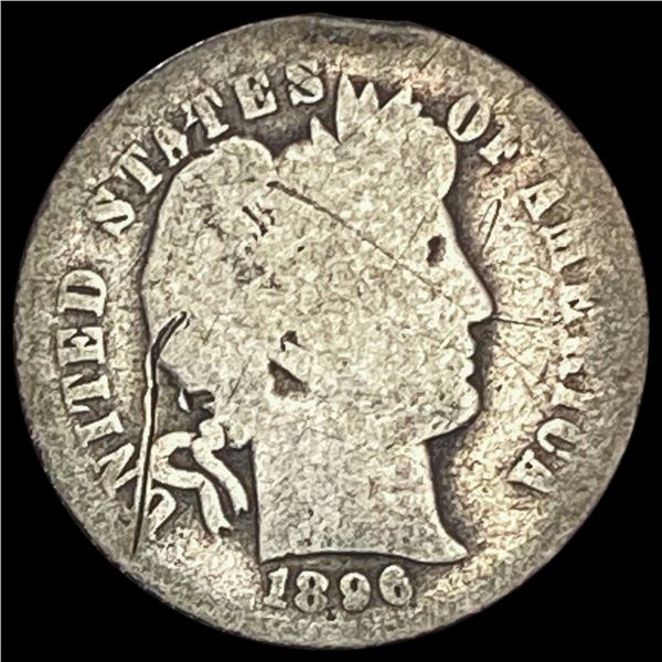 1896 Barber Dime NICELY CIRCULATED NICELY CIRCULATED