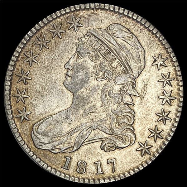 1817 Capped Bust Half Dollar CLOSELY UNCIRCULATED CLOSELY UNCIRCULATED