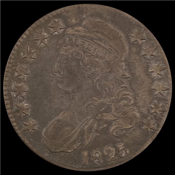 1825 Capped Bust Half Dollar LIGHTLY CIRCULATED LIGHTLY CIRCULATED