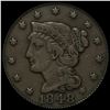 1848 Braided Hair Large Cent LIGHTLY CIRCULATED