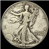 1938-D Silver Half Dollar Walking Liberty LIGHTLY CIRCULATED