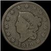 1819 Coronet Head Large Cent LIGHTLY CIRCULATED