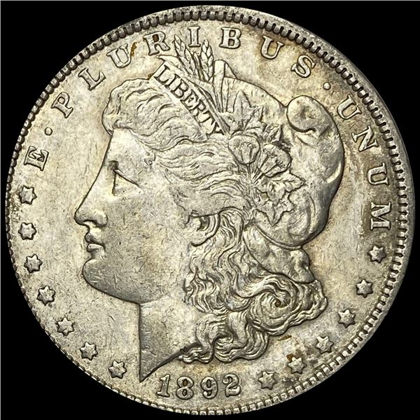 1892 Silver Morgan Dollar CLOSELY UNCIRCULATED